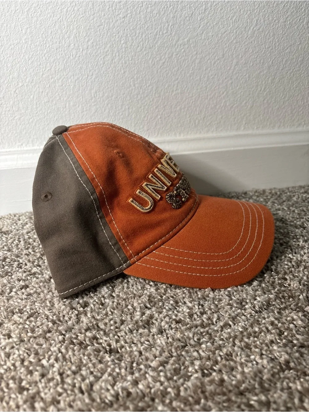 Universal Studios Orange and Brown Baseball Hat